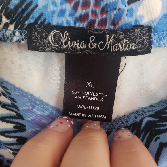 Olivia and Martin abstract XL skirt - Picture 2 of 2